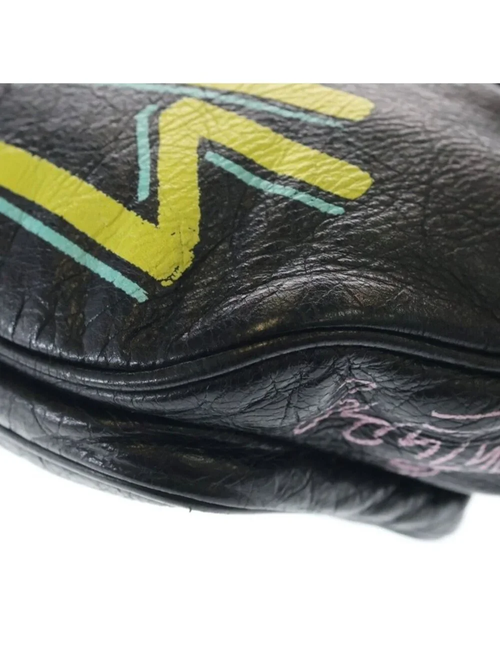 Balenciaga Waist Bag Black Leather - Picture 5 of 8